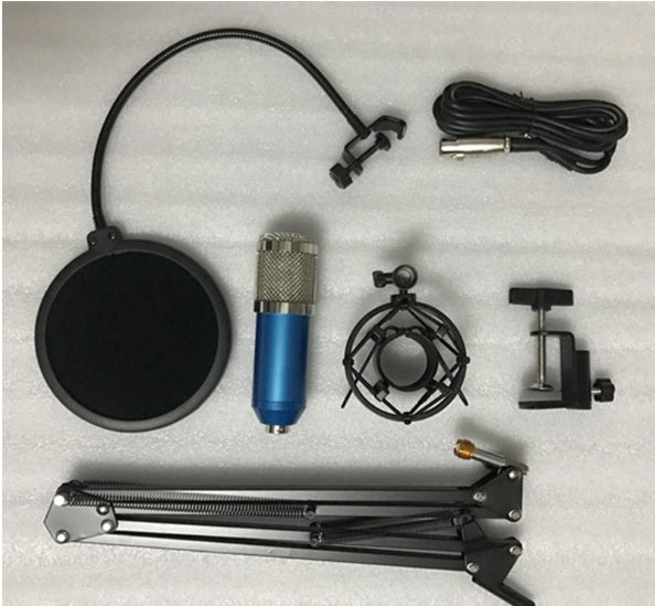 KTX-489875 BM800 Condenser Microphone Set with Cantilever Bracket and Metal Shock Mount
