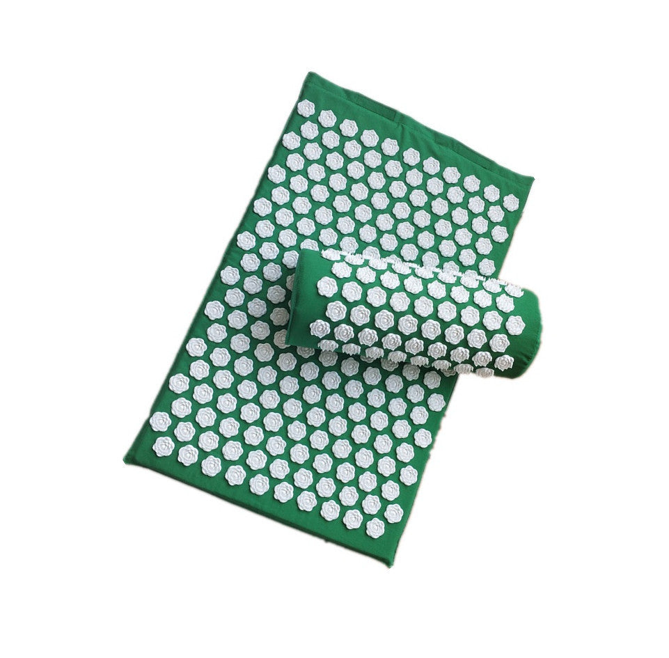 HKM-490003 Lotus Acupressure Mat Set with Pillow and Bag for Stress Relief and Relaxation
