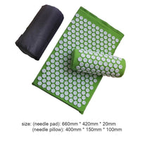 HKM-490003 Lotus Acupressure Mat Set with Pillow and Bag for Stress Relief and Relaxation