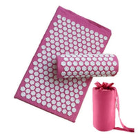 HKM-490003 Lotus Acupressure Mat Set with Pillow and Bag for Stress Relief and Relaxation