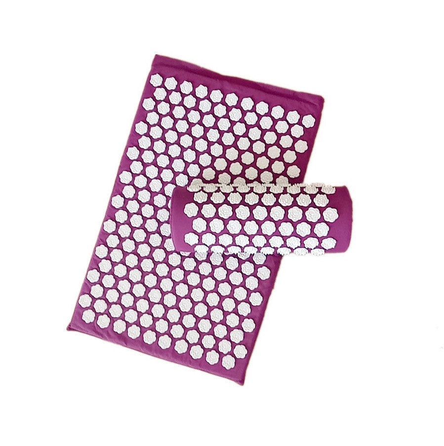 HKM-490003 Lotus Acupressure Mat Set with Pillow and Bag for Stress Relief and Relaxation