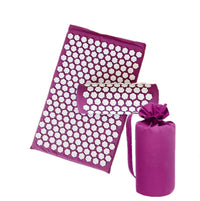 HKM-490003 Lotus Acupressure Mat Set with Pillow and Bag for Stress Relief and Relaxation