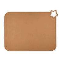 HKM-490067 Solid Color Silicone Placemat for Children - Non-Slip, Food Grade, Easy to Clean