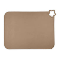 HKM-490067 Solid Color Silicone Placemat for Children - Non-Slip, Food Grade, Easy to Clean