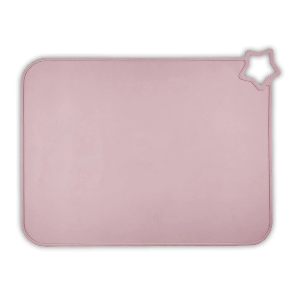 HKM-490067 Solid Color Silicone Placemat for Children - Non-Slip, Food Grade, Easy to Clean