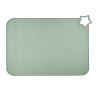 HKM-490067 Solid Color Silicone Placemat for Children - Non-Slip, Food Grade, Easy to Clean