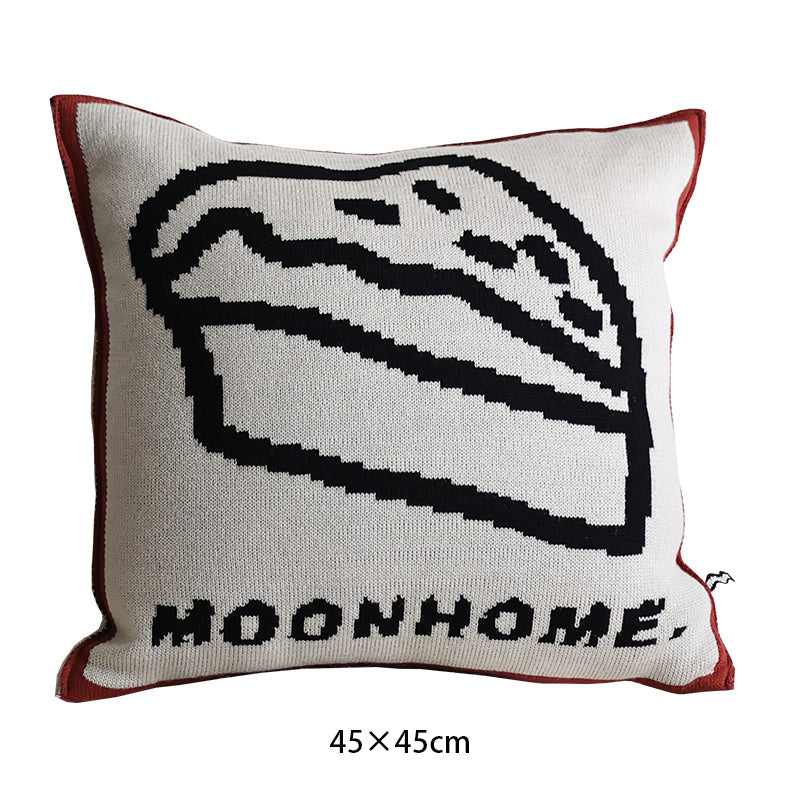 HKM-490131 Geometric Knitted Pillowcase Set for Nordic Living Room Decor