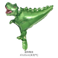 HKM-490323 Cartoon Dinosaur Foil Balloon for Kids' Birthday Party Decoration