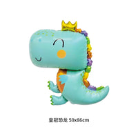 HKM-490323 Cartoon Dinosaur Foil Balloon for Kids' Birthday Party Decoration