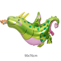 HKM-490323 Cartoon Dinosaur Foil Balloon for Kids' Birthday Party Decoration