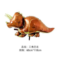 HKM-490323 Cartoon Dinosaur Foil Balloon for Kids' Birthday Party Decoration