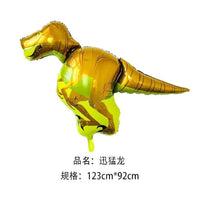 HKM-490323 Cartoon Dinosaur Foil Balloon for Kids' Birthday Party Decoration