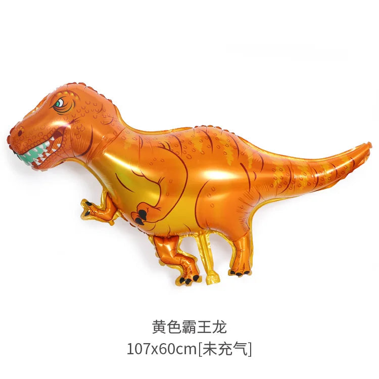 HKM-490323 Cartoon Dinosaur Foil Balloon for Kids' Birthday Party Decoration