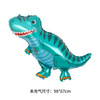 HKM-490323 Cartoon Dinosaur Foil Balloon for Kids' Birthday Party Decoration