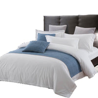 HKM-490323 Five-Star Cotton Satin Duvet Cover for 1.2m to 2m Beds - Luxurious Hotel-Quality Bedding