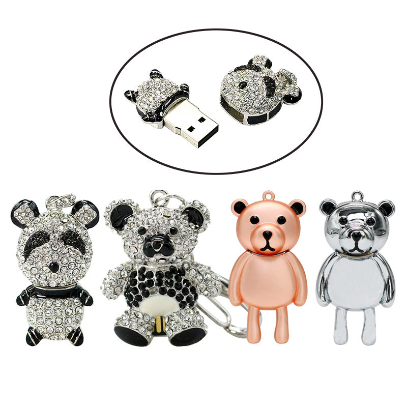 HKM-490515 Elegant Crystal USB Flash Drive - 128MB to 64GB, High-Speed Data Storage, Portable Design