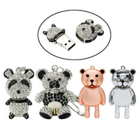 HKM-490515 Elegant Crystal USB Flash Drive - 128MB to 64GB, High-Speed Data Storage, Portable Design