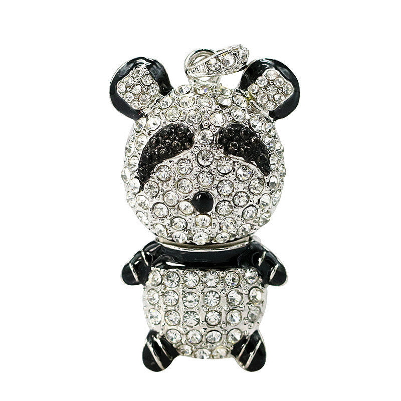HKM-490515 Elegant Crystal USB Flash Drive - 128MB to 64GB, High-Speed Data Storage, Portable Design