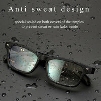 HKM-490515 Smart Glasses with Bluetooth 5.4 Connectivity, UV400 Protection, Touch Control, and Anti-Noise Microphone
