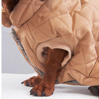HKM-490643 Winter Diamond Lattice Cotton-Padded Clothes for Puppies - Corgi Size Options Available