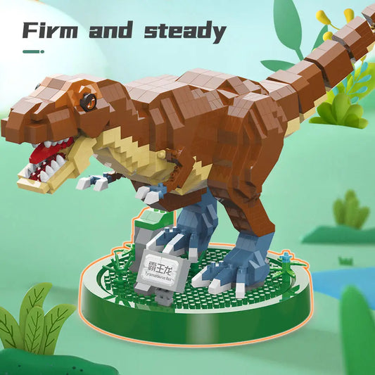 HKM-490899 Dinosaur Building Block Set - 1271PCS Jurassic-Themed Educational Assembly Toy for Ages 8 and Up