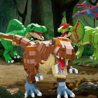 HKM-490899 Dinosaur Building Block Set - 1271PCS Jurassic-Themed Educational Assembly Toy for Ages 8 and Up