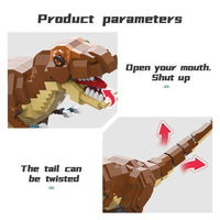 HKM-490899 Dinosaur Building Block Set - 1271PCS Jurassic-Themed Educational Assembly Toy for Ages 8 and Up