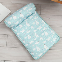 HKM-491091 Cooling Pet Blanket with Ice Silk Fabric for Cats and Dogs - Portable, Washable, and Breathable Bed