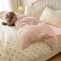 HKM-491155 Pure Washed Cotton 4-Piece Bed Set for 2.0m Bed - Stripes, Geometric, Cartoon Patterns