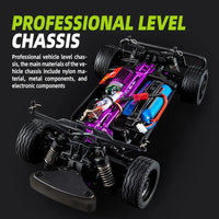 HKM-491283 1/16 Scale Electric 4WD Off-Road RC Monster Truck with Remote Controller and Trailer Lights