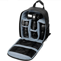 HKM-491347 Large Capacity Waterproof Nylon SLR Camera Backpack - Portable Outdoor Men's Bag
