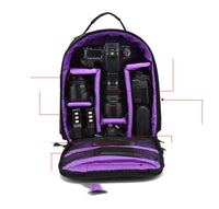 HKM-491347 Large Capacity Waterproof Nylon SLR Camera Backpack - Portable Outdoor Men's Bag