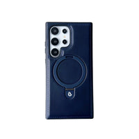 HKM-491411 Magnetic Leather Protective Cover with Stand for Samsung Devices