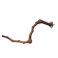 HKM-491411 Natural Vine Perch Stand Pole for Parrots and Birds, Unique Grape Wood Habitat