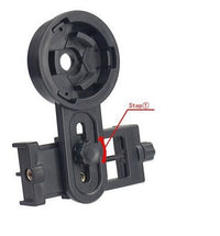 HKM-491539 Adjustable Mobile Phone Holder for Telescopes - Fits 26.4mm to 46.4mm Eyepieces, Compatible with Phones 56mm to 98mm Wide
