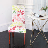 HKM-491539 Elastic Anti-Fouling Chair Cover for Rectangular Chairs, Polyester Blend, Fits Chair Backs 45-58cm