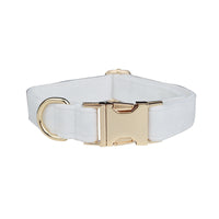 HKM-491667 Soft Velvet Dog Collar with Adjustable Fit and Accessories Included