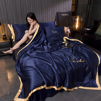 HKM-491795 Silk Ice Summer Quilt and Bedding Set, Lightweight and Breathable, Multiple Sizes Available
