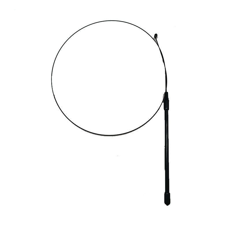 HKM-491923 Steel Wire Feather Funny Cat Stick Long Rod