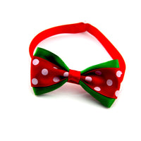 HKM-491987 Dot Bow Accessories for Pets in 15 Colors - Adjustable Webbing (20-36CM)