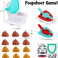 HKM-492115 Creative Toilet Poop Shoot Game Toy for Families - Fun Educational Game for Ages 5 & Up