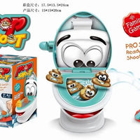 HKM-492115 Creative Toilet Poop Shoot Game Toy for Families - Fun Educational Game for Ages 5 & Up