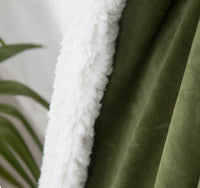 HKM-492243 Cozy Crystal Cashmere Double Blanket for Spring and Autumn Naps