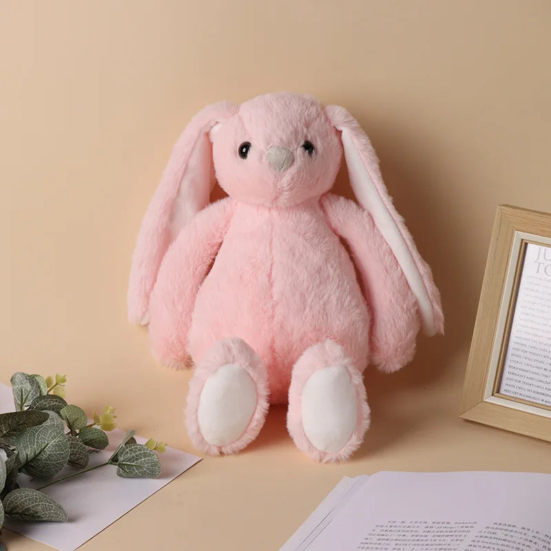 KTX-492307 Long Ears Plush Rabbit Doll - Soft Stuffed Animal for Kids, 11CM-30CM, Unisex, Ages 0-14+