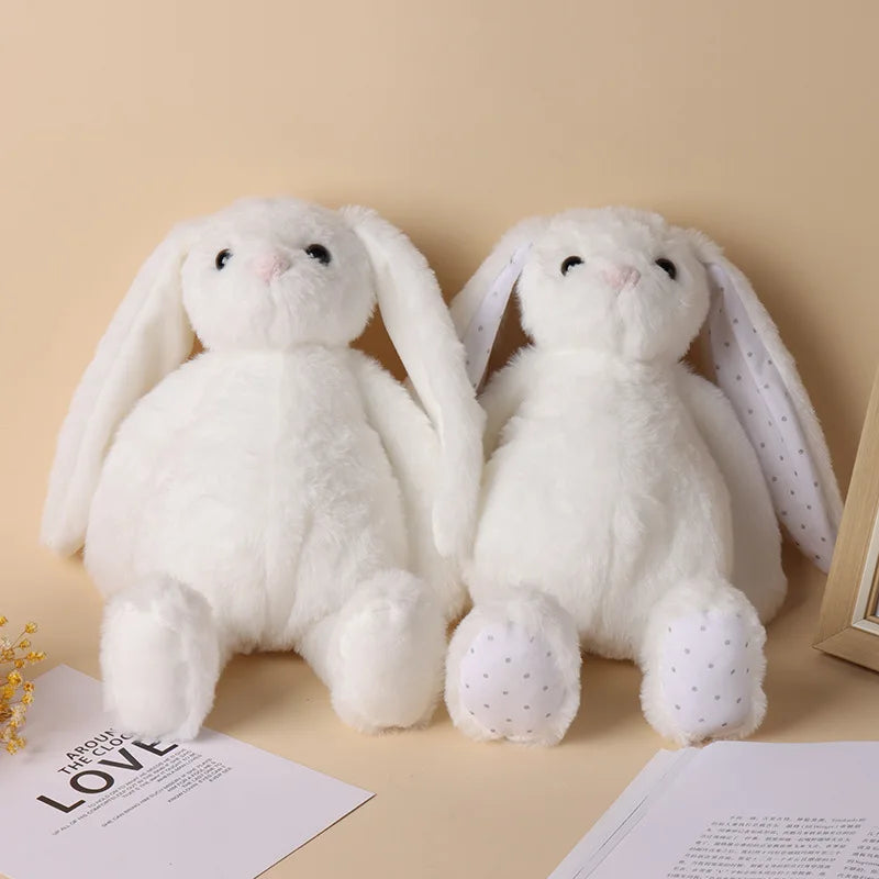 KTX-492307 Long Ears Plush Rabbit Doll - Soft Stuffed Animal for Kids, 11CM-30CM, Unisex, Ages 0-14+