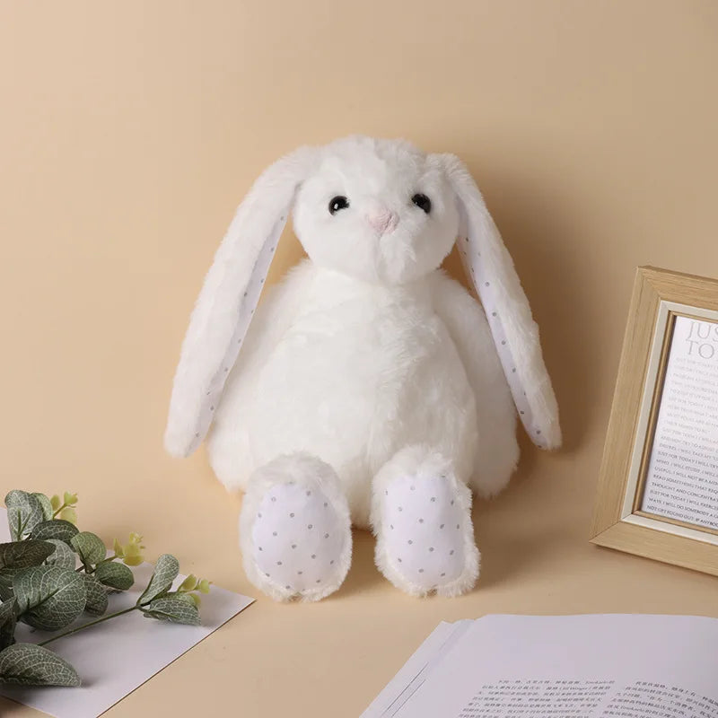 KTX-492307 Long Ears Plush Rabbit Doll - Soft Stuffed Animal for Kids, 11CM-30CM, Unisex, Ages 0-14+