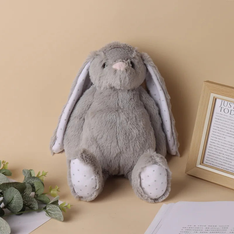 KTX-492307 Long Ears Plush Rabbit Doll - Soft Stuffed Animal for Kids, 11CM-30CM, Unisex, Ages 0-14+