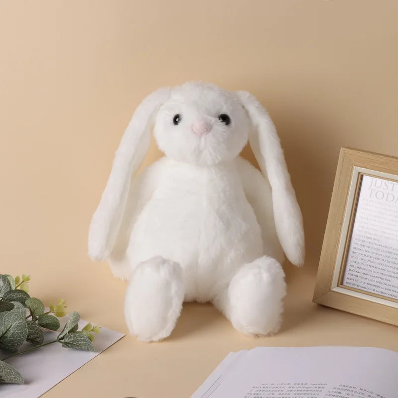KTX-492307 Long Ears Plush Rabbit Doll - Soft Stuffed Animal for Kids, 11CM-30CM, Unisex, Ages 0-14+
