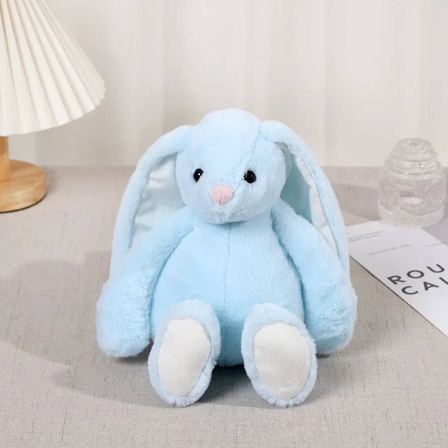 KTX-492307 Long Ears Plush Rabbit Doll - Soft Stuffed Animal for Kids, 11CM-30CM, Unisex, Ages 0-14+