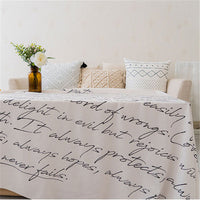 HKM-492307 Minimalist Abstract Couple Line Art Rectangle Wall Cloth - Love Song Design, 150x200cm
